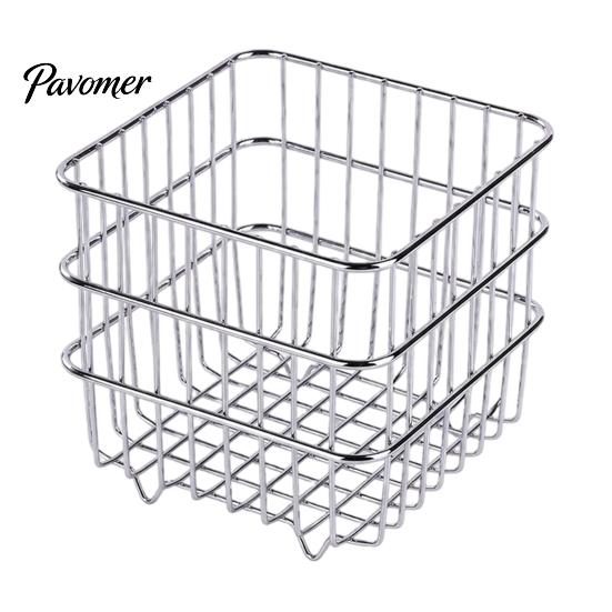 Office Supplies Storage Organizer Pen Holder/Storage Basket, Hollow Grid Iron Tube, Multipurpose Small Object Durable Pencil for Stationery And Makeup