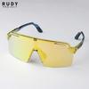 [RUDY PROJECT] SpinShield Pro SP980530-0000 Cycling Sunglasses Running Baseball Sports Goggles Yellow Mirror Lens