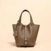Leder-Togo-Tasche aus hochwertigem Rindsleder, neuwertiger Gemüsekorb, Damen-Beuteltasche, elegante Damen-Pendlertasche