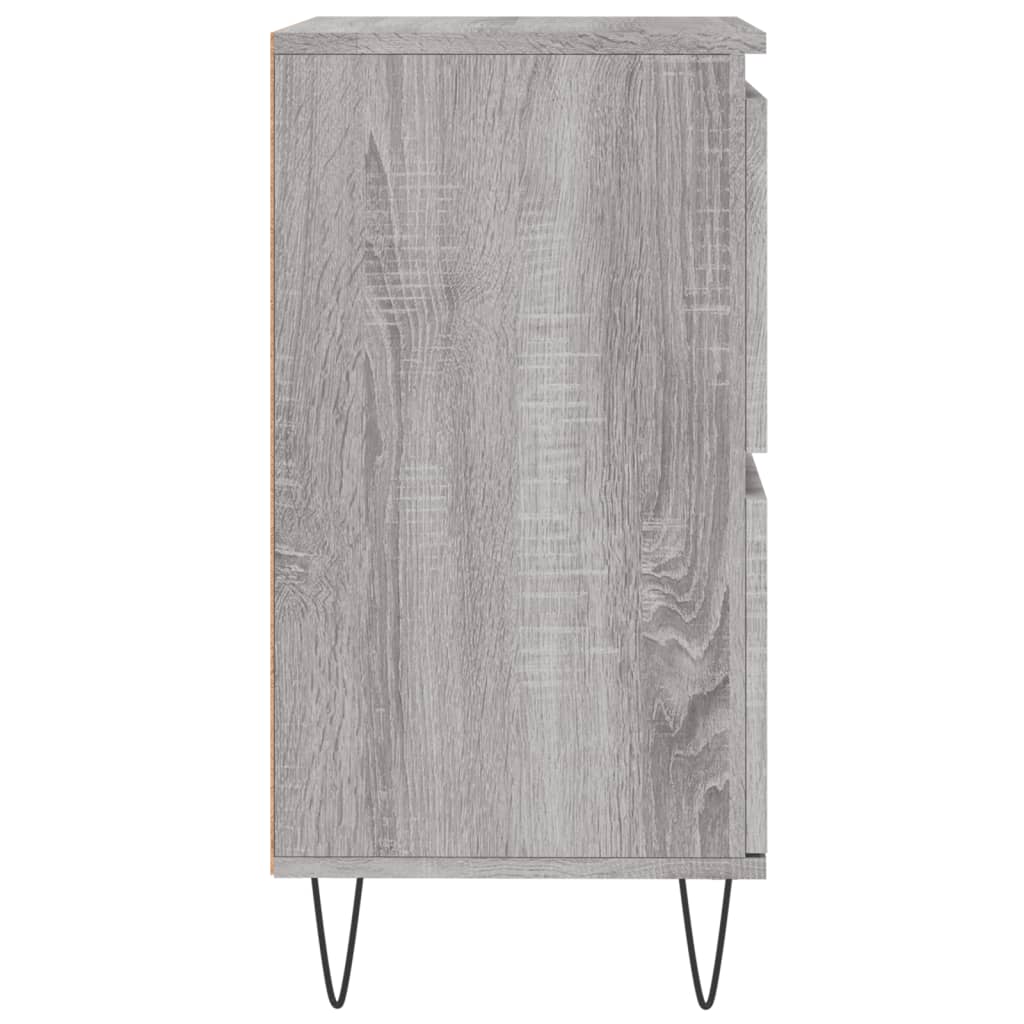 Sideboards 2 pcs Grey Sonoma Particleboard
