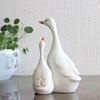 Duck Sculpture Simulated Rain Proof Resin Duck and Duckling Statue Duck Statues Landscape Ornament For Indoor Garden Decoration