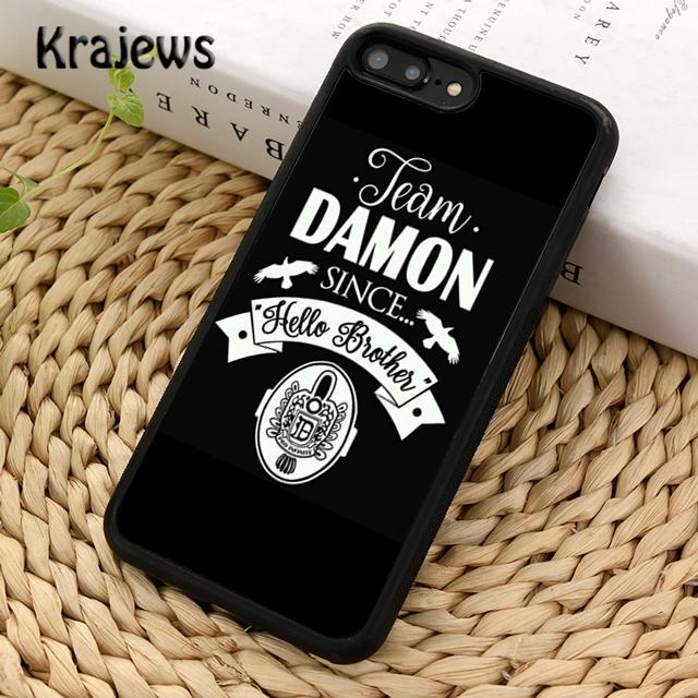 Krajews A Little Bit of Damon Vampire Diaries Phone Case For iPhone 17 Air 16 15 14 Plus 11 12 13 Pro Max Coque Fundas