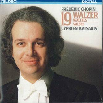 

CD CYPRIEN KATSARIS - Chopin 19 Walzer 843056 Teldec 1984 Japan Classical Used