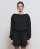 GENERALIDEA Boat Neck Sweatshirt Dress [Black] / Gf2Lop509