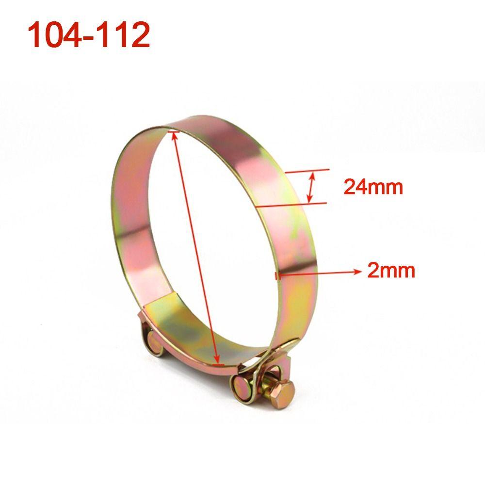 1pc T Bolt Pipe Clip Water Pipe Hoop Tube Clamp Pipe Clamp Throat Hoop Carbon Steel Hose Clamps