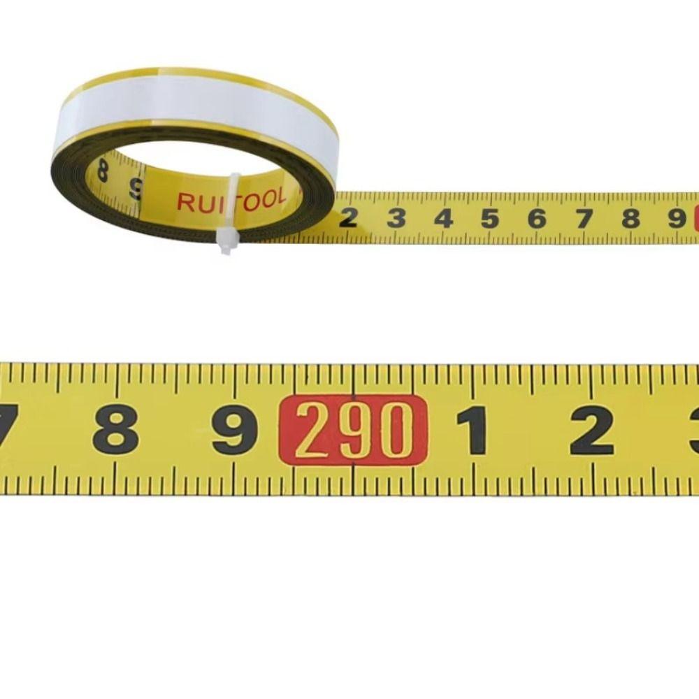 Metric Scale Metal Tape Measure Steel Material Miter Track Tape Adhesive Backed Tape Ruler