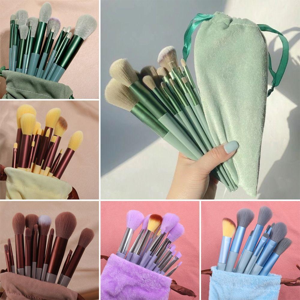 13Pcs with Storage Bag Makeup Brushes Set Soft Hair Cosmetic Brush New Make Up Beauty Tools