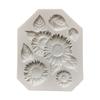 Tree Branches Sunflower Cake Silicone Molds Cupcake Fondant  Decorating  Chocolate Candy DIY Tools