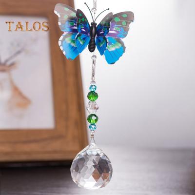 TDStore Finestra Decorativa Acchiappasole Prismi Farfalla Appesa Decorazione Ciondolo in Cristallo