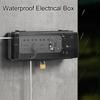 1 Pc Lockable Socket Cover, Extension Cord Box With 4/8 Outlets, Outdoor Outlet Rainproof Cover, Electrical Appliances Tools