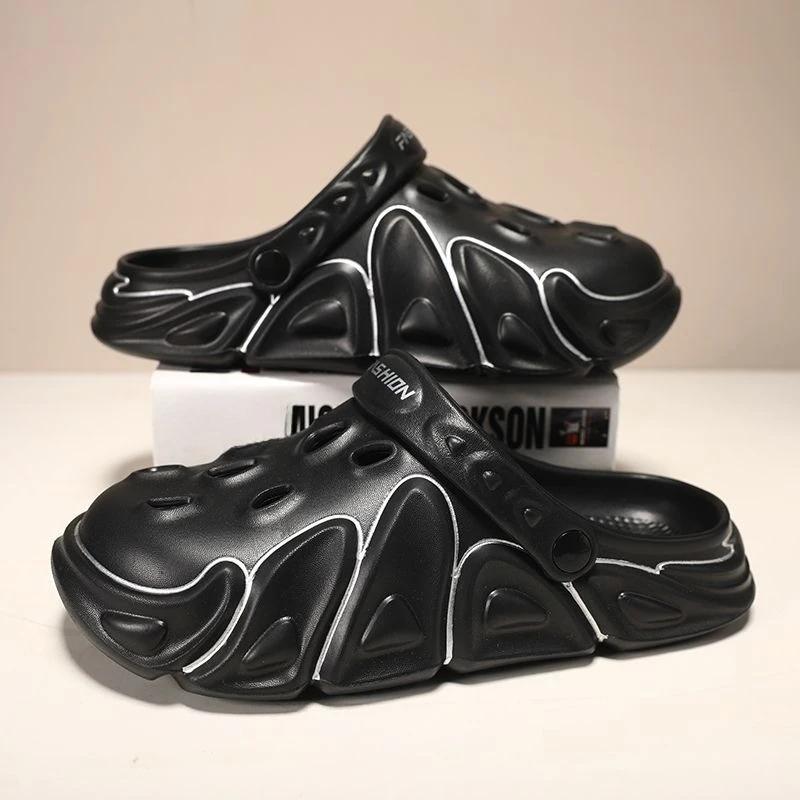 Fashion Slides Eva Beach Male Slipper Hole Trend 2025 Fun Designer Luxury High Quality Fashion Casual Elegant Y2k Comfortable Men's Shoe