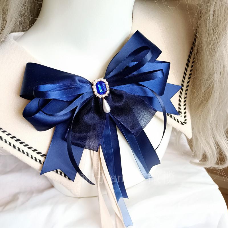 Dark Lolita Bow Hairpin Lolita Hair Accessories Hairclip Headgear Cos Collar Flower Hatsune Cosplay Accessories