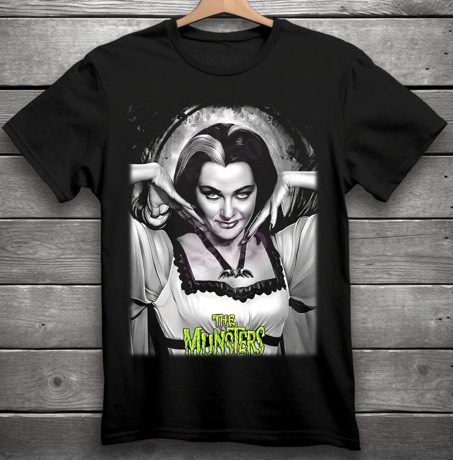 Lily Munster Horror T-Shirt Black S-3XL The Munsters S