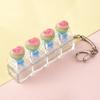 4-Key Reduce Pressure Toy Fruit Mini Keychain Pendant Push Button Keychain  Reduce Anxiety