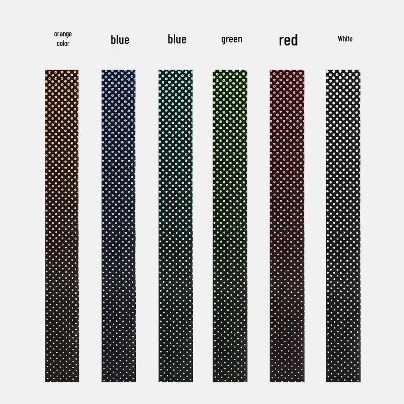 Dual-Color Shock-Absorbing, Anti-Slip, Stain-Resistant, Breathable, Washable Mountain Bike Handlebar Tape for Comfort