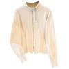 Stand Collar Long Sleeve Wool Knit Zipper Cardigan - Women's Thickened Winter 2026 High-End Top