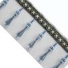 1M Crystal Bead Pendant Tassel Fringe Lace Trim for DIY Upholstery Chandelier Tablecloth Curtain Sewing Accessory Edge Dector
