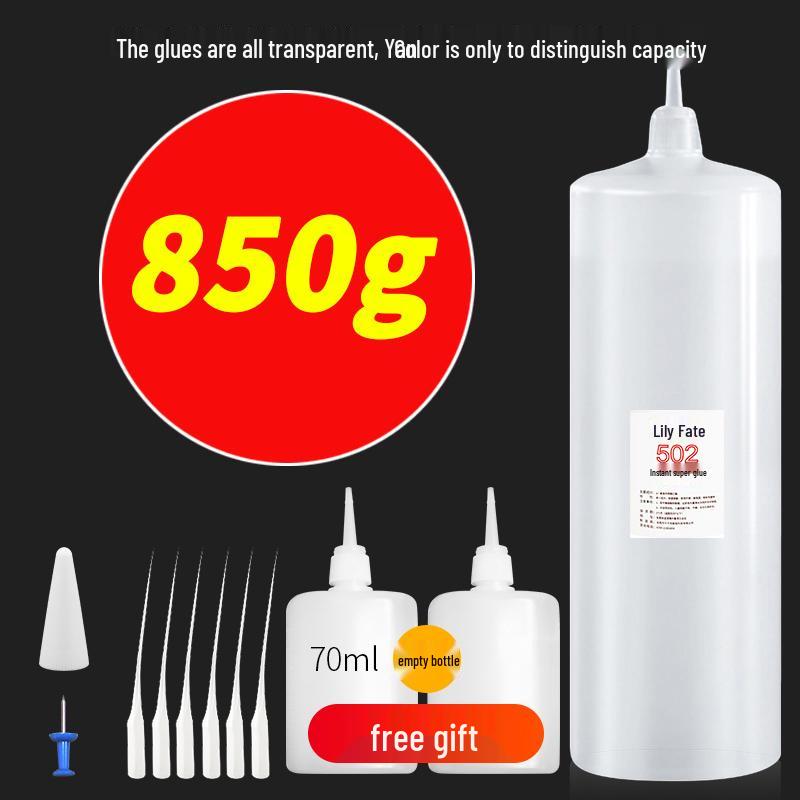 Quick-Drying 502 Repair Glue - Large Bottle, 3-Second Instant Bond