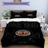 3pcs Duvet Cover Set (1*Duvet Cover + 2*Pillowcase, Without Core), Labubu Print Bedding Set, Bedroom Decor, All‑Season, Birthday Gift