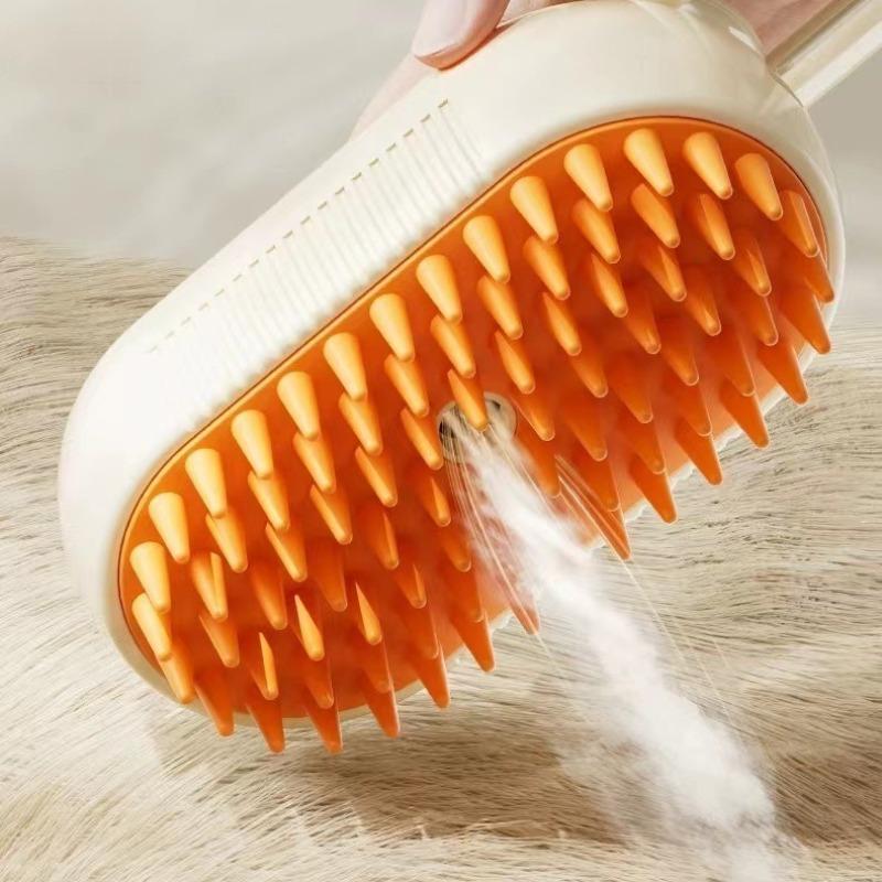 Anti Flying Hair Pet Spray Massage Comb For Cats Dogs Steam Grooming Depilation Tool Pet Grooming Supplies For Home Use
