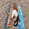 Cartoon S-Sesame-S-Street Bath Towel Microfiber Soft Water Absorbing Breathable For Girl Kids Decorative Cartoon Beach Towel