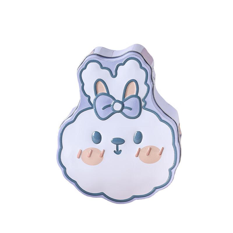 Meidi Cute Rabbit Iron Storage Tins (Set of 2)