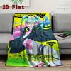 Cyberpunk Style with Hook Motifs 2D Flat Pattern Flannel Blanket High Quality All Seasons Warmth and Comfort Perfect for Christmas Gifts.PMT0914336