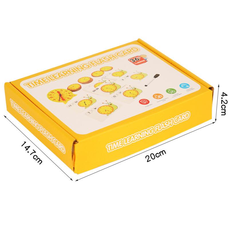 Snail Children Clock Set Educational Cartoon Tool Time Digital Model Gift Toy