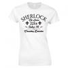 Sherlock Holmes 221b Baker St Consulting Detective Ladies Skinny Fit TShirt