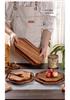 Walnut Octagonal Tea Tray, Irregular Waterproof Solid Wood Plate, Dried Fruit & Photography Display