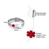 Free Personalized ICE Medical Alert Emergency Reminder Bracelet for Women Men DIABETES EPILEPSY