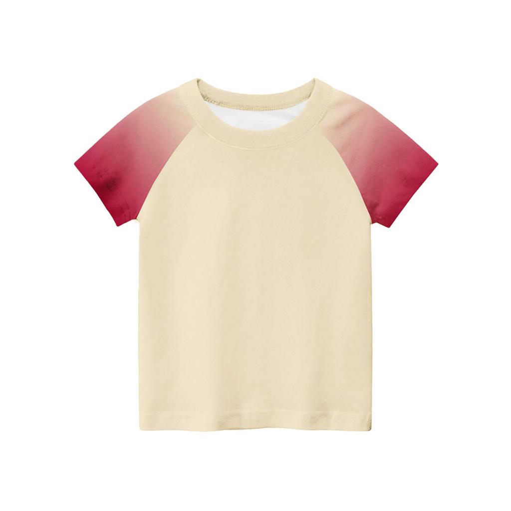 Kleinkind Mädchen Jungen T-Shirts Kinder Top Jungen und Mädchen bedrucktes Kurzarm-T-Shirt 2-12 Jahre