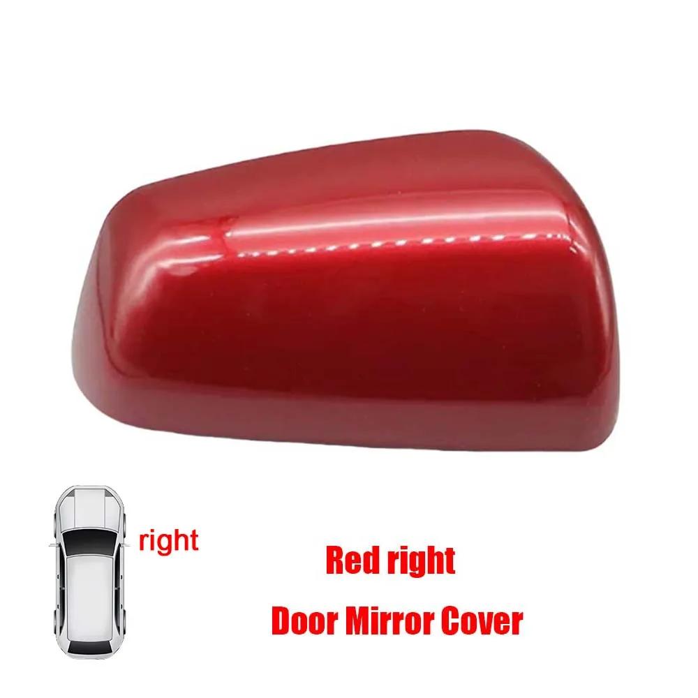 Car Protective Cover Door Mirror Shell For Mitsubishi Evo X Lancer EX 2008-2012 Blue Red White Orange Rearview Accessories