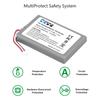 2500mAh LIP1708 Battery For Sony PS5 Controller,Rechargeable Battery For DualSense Game Controller