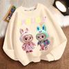 Children's Cute Hoodies for Spring, Autumn and Winter, Fashionable Round-neck Thickened Long-sleeved Loose Hoodies for Boys and Girls