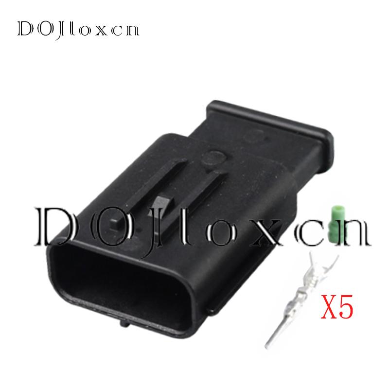 

1/5/10/20/50 Sets 5 Pin Automotive Connectors 6189-1046 MAF Sensor Air Flow Meter Male Female Plug For Toyota Crown Camry Reiz 1 set