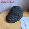 Vintage Plaid Beret Hat For Women With Sun Protection And Breathability For Spring Summer Fashion