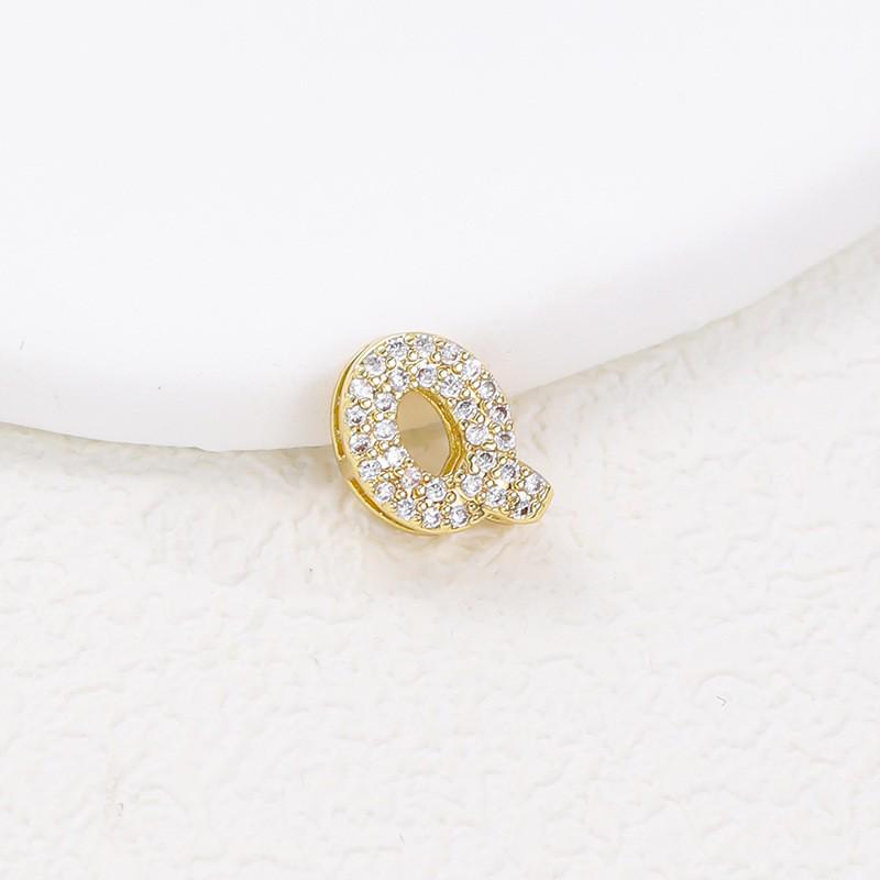 Hot-Selling 26-Letter Zirconia Pendant Necklace with Diamond Cute Design