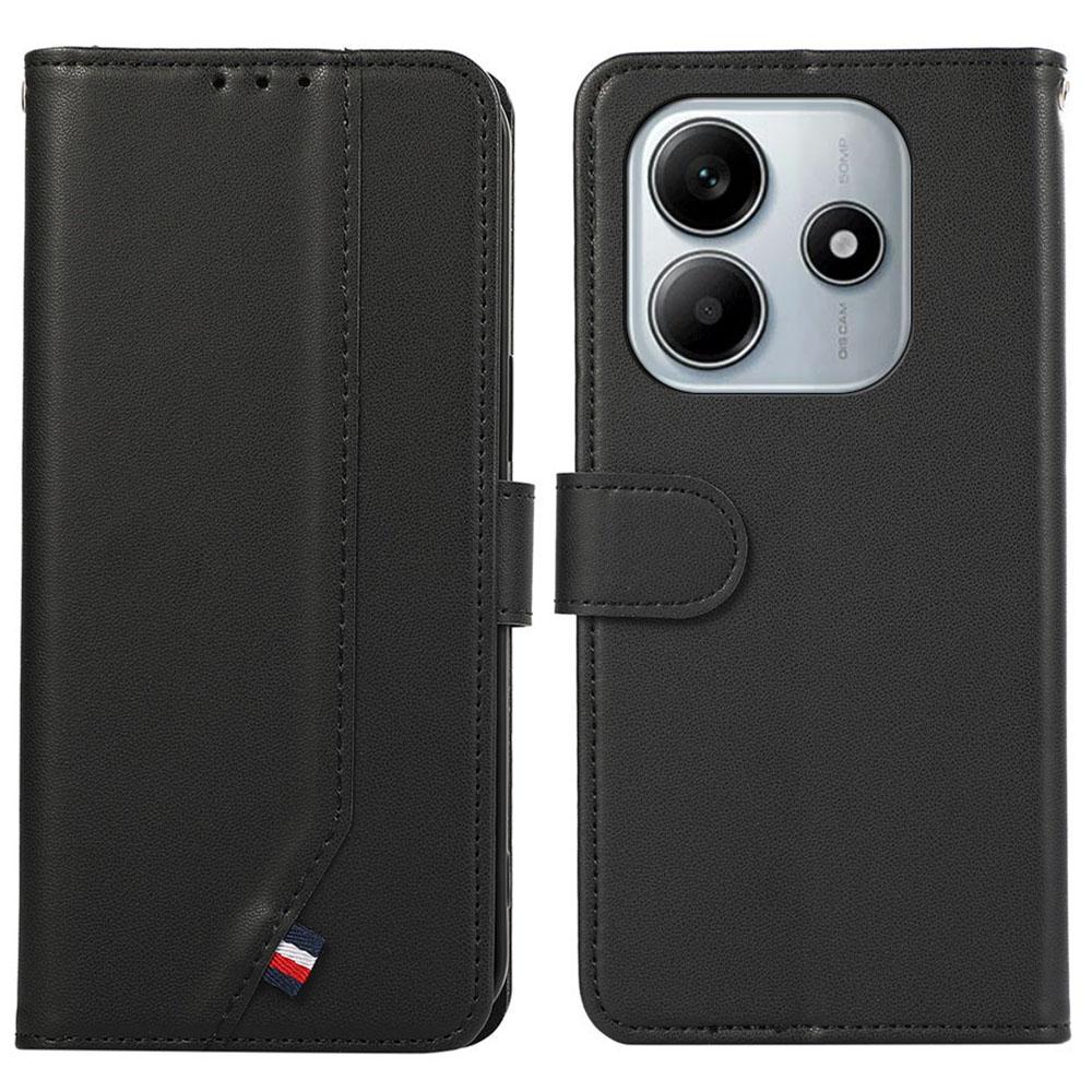

Для Xiaomi Redmi Note 14 4G (163,25 мм) Чехол-книжка из кожи с RFID-блокировкой A