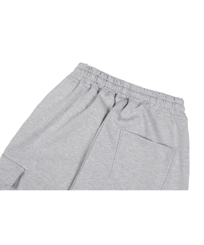 NP STUDIO [Four Seasons] Tr Cargo Wide Sweatpants Gray