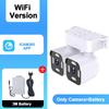 AIOOK ICAM365 APP Sicherheitskamera Außen Wasserdicht Dual-Linse HD 10MP 10X Zoom WiFi CCTV Nachtsicht Zwei-Wege-Interkom PTZ Fernansicht
