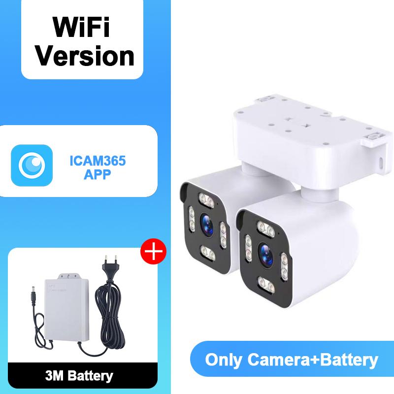 AIOOK ICAM365 APP Sicherheitskamera Außen Wasserdicht Dual-Linse HD 10MP 10X Zoom WiFi CCTV Nachtsicht Zwei-Wege-Interkom PTZ Fernansicht