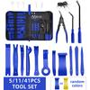 Auto Car Instrument Board Removal Tool Kit Hand Tool Set Crowbar Screwdriver Automobile Sound Disassembly Kit 5/11/41PCS
