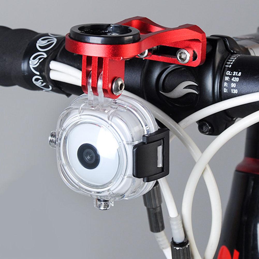 Durable Metal Bike Bicycle Computer Mount GPS Bracket Holder for Garmin Bryton Red