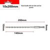 Round & Square Shank Concrete Hammer Drill Bit for Wall Drilling