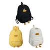 Cute Duck Backpack Teens Nylon School Bag Large Capacity Duck Daypack with Adjustable Strap for Students Travel Daily Outing Street