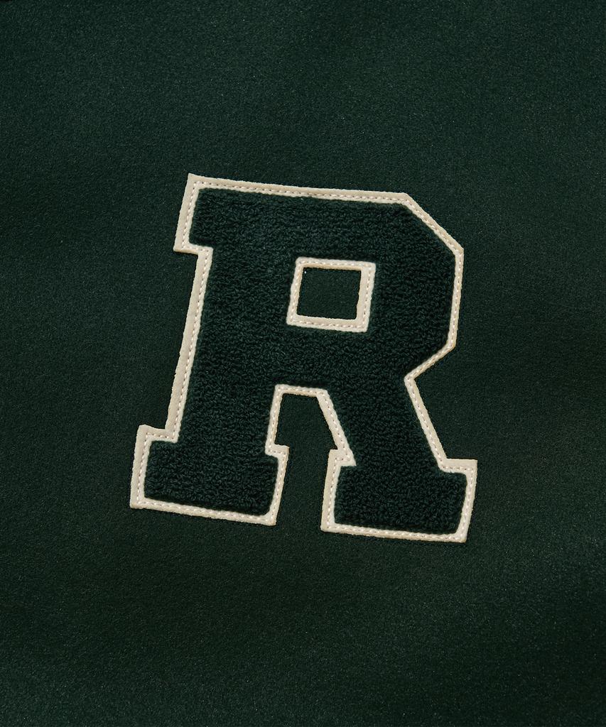 Raw Lab R City Heavy Varsity Jacket (Deep Green)