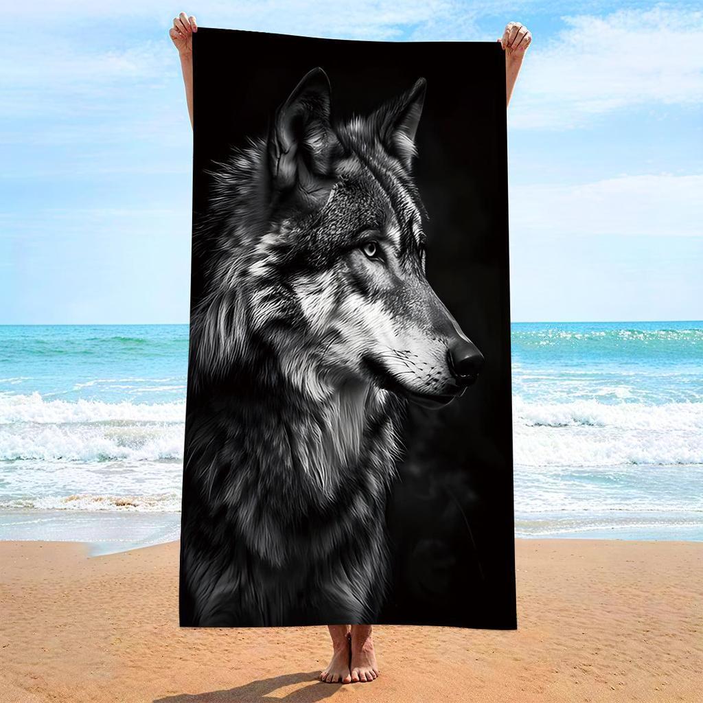 Active Beach Towel 70 * 140 Collection, Microfiber Printed Beach Towel, Absorbent Towel 70 * 140cm 230g
