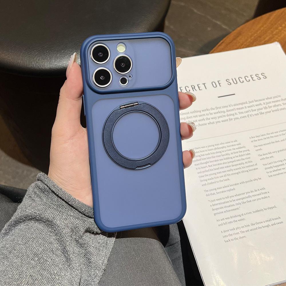 Magnetic rotating bracket mobile phone case for iPhone11ProMax Apple 11/11/11 anti-drop soft case