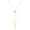 LIKGREAT Virgin Mary Necklace Jesus Cross Sweater Chain Catholic Religious Gift Stainless Steel Jewelry Christmas Gifts